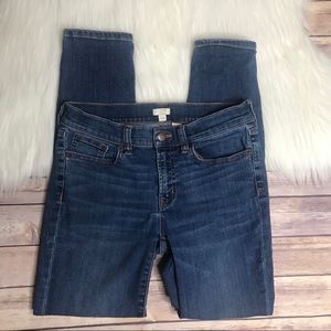 J Crew Miller Wash Mid Rise Skinny Jeans